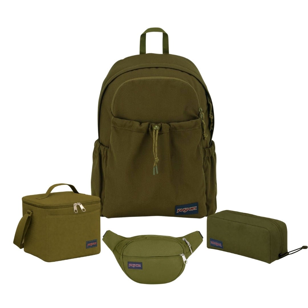 LOUNGE PACK ARMY GREEN BUNDLE - JanSport Colombia - JS0A85NY-JS0A85O3-JS0A85O6-JS00TAN1-7G3