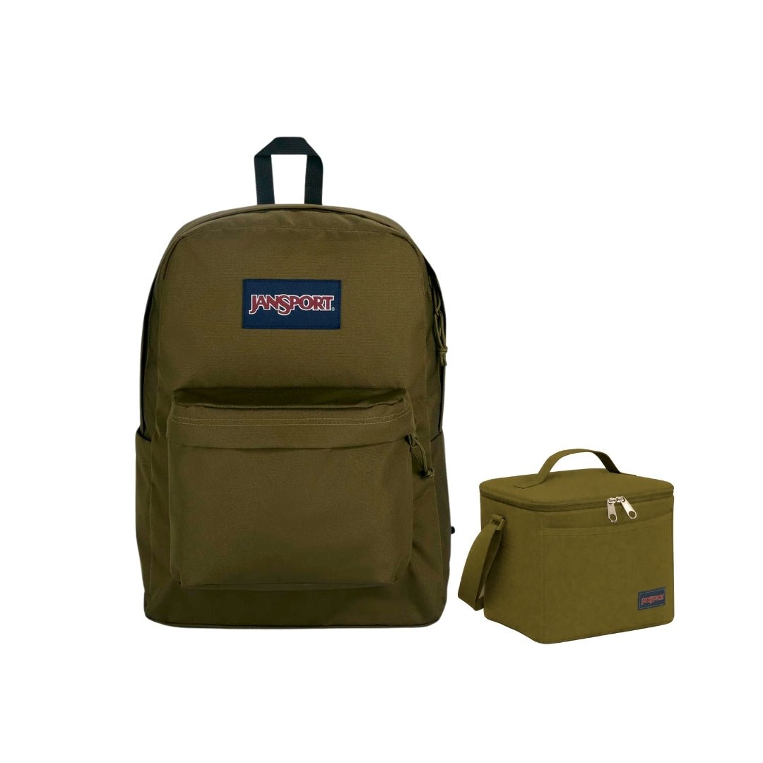 SUPERBREAK PLUS ARMY GREEN BUNDLE - JanSport Colombia - JS0A4QUE-JS0A85O3-JS0A85O6-JS00TAN1-7G4