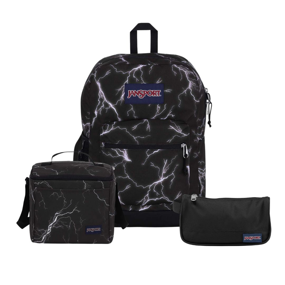 CROSS TOWN ELECTRIC BOLTS BUNDLE - JanSport Colombia - JS0A47LW-GY7-JS0A85O3-GY7-JS00T49B-008