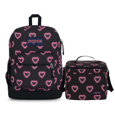 HAPPY HEARTS BLACK BUNDLE - JanSport Colombia - JS0A7ZNZ-GY6-JS0A85O3-GY6