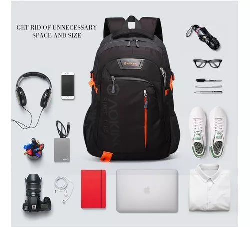 Aoking Urban Mochila Escolar para Laptop#color_pure-black
