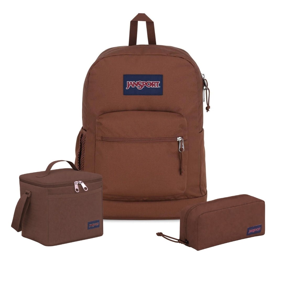 CROSS TOWN PLUS BASIC BROWN BUNDLE - JanSport Colombia - JS0A7ZNZ-JS0A85O3-JS0A85O6-GM4