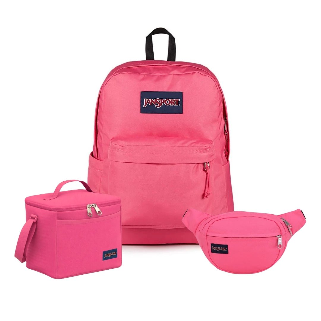SUPERBREAK PLUS POSH PINK BUNDLE - JanSport Colombia - JS0A4QUE-JS0A85O3-JS00TAN1-EX2