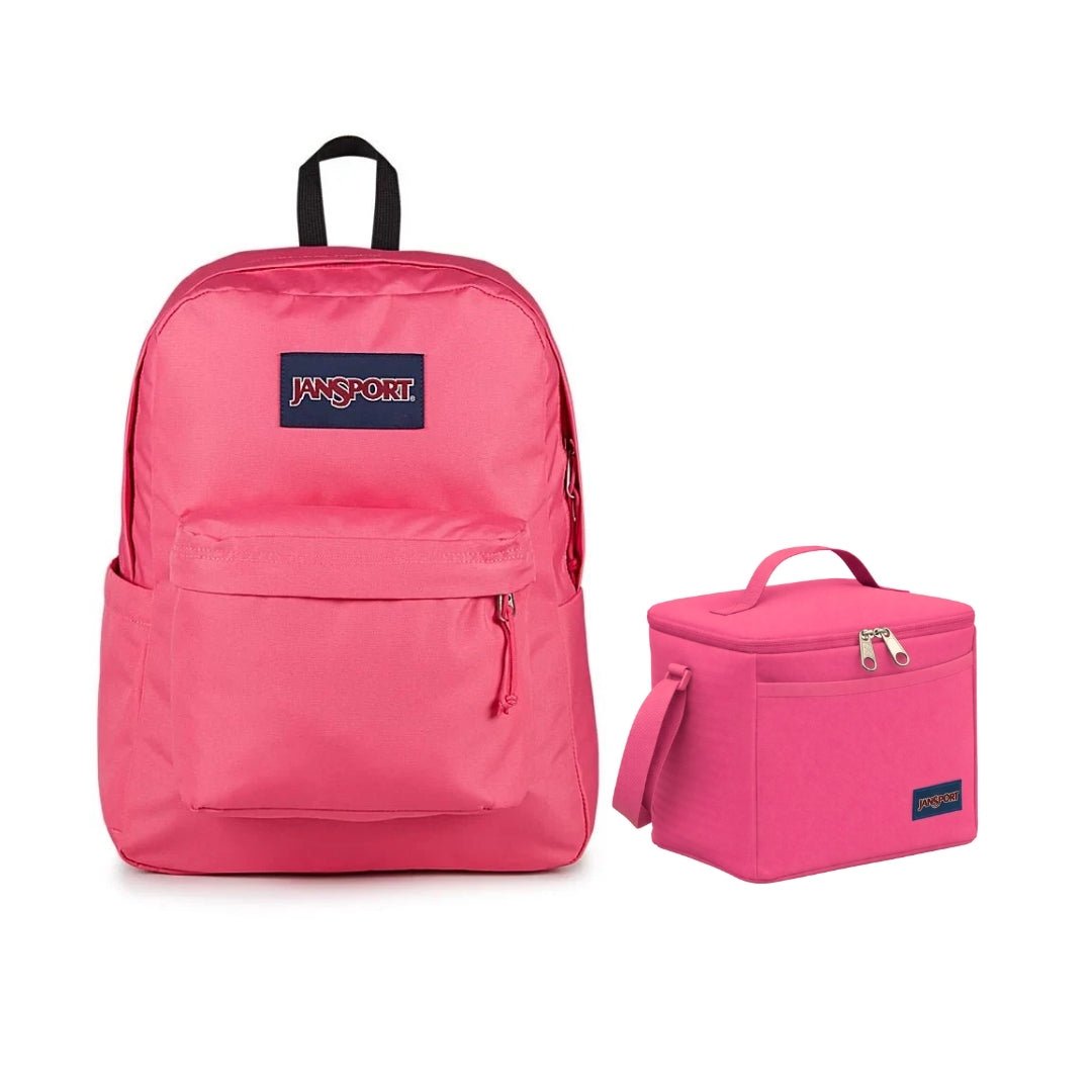 SUPERBREAK PLUS POSH PINK BUNDLE - JanSport Colombia - JS0A4QUE-JS0A85O3-JS00TAN1-EX3